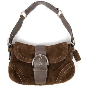 Authentic Coach Suede Purse bag with dust bag